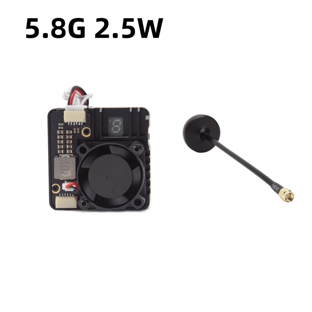 NCZOBOE VTX 6.5GHz 5W High Power VTX Video Transmitter VT for Long Range RC Drone FPV PlaneDIY
