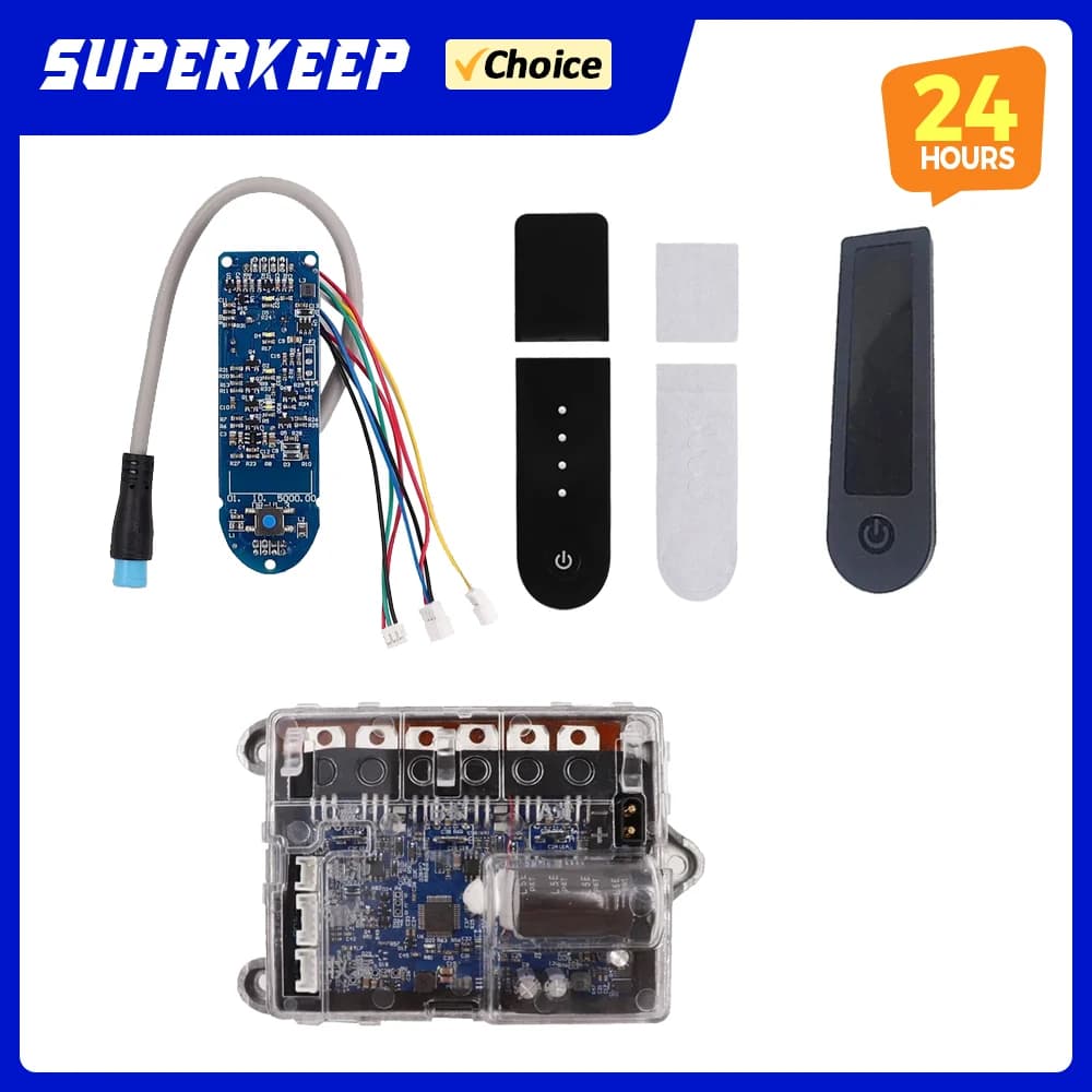 Dashboard Circuit Board for Xiaomi M365 Electric Scooter Dashboard Display Panel Motherboard Controller Silicone Cover Part