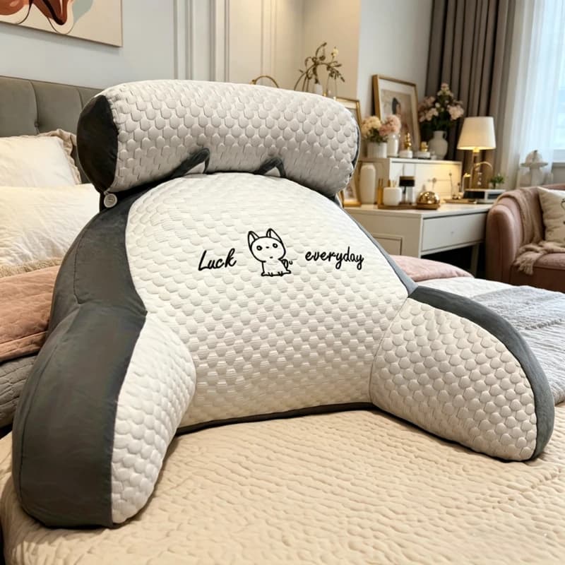 Cuscino da Lettura per Adulti, Supporto Ergonomico per la Schiena, con Rivestimento Rinfrescante per Guardare la TV, Giocare, Lavorare e Recupero