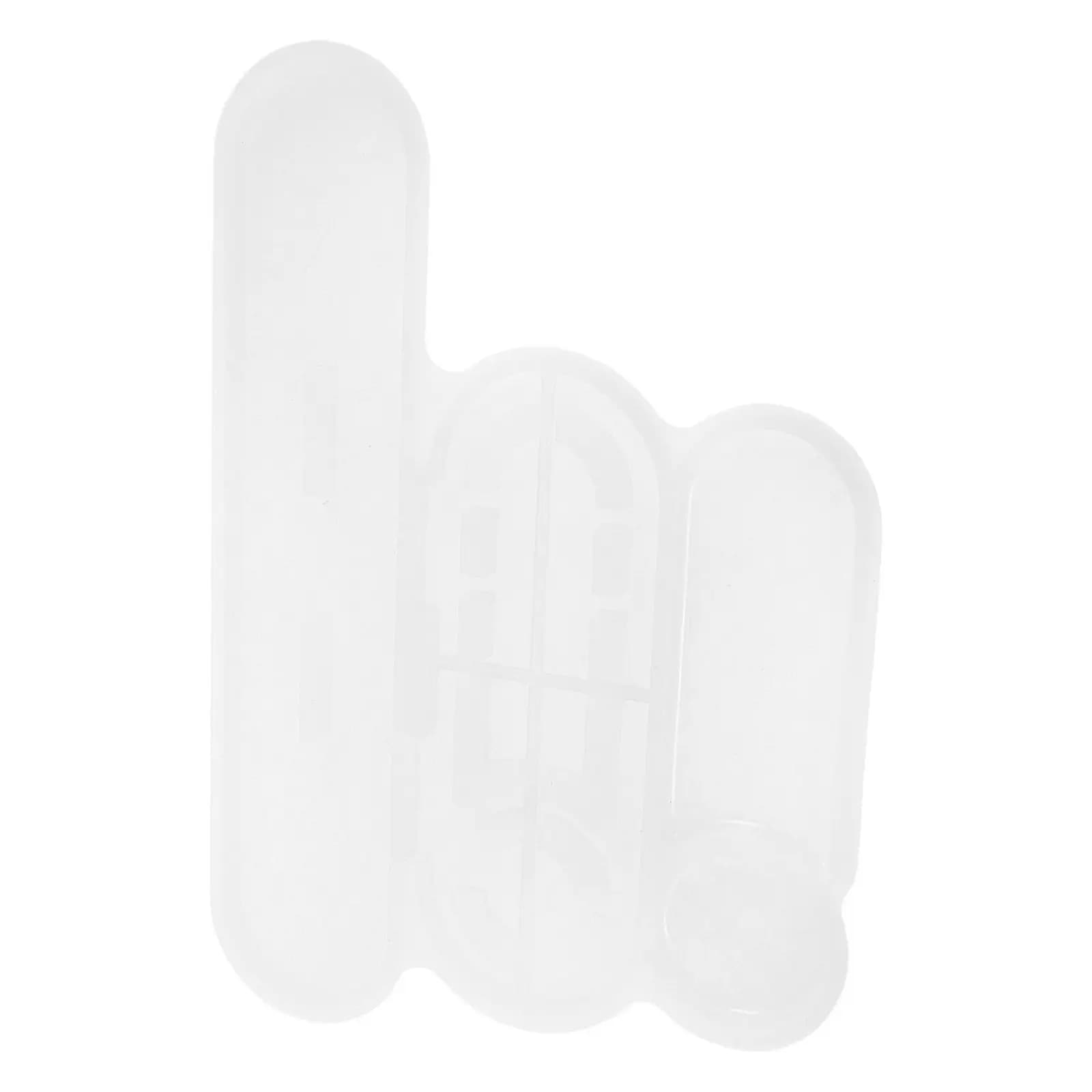 Silicone Casting Mould Desktop Display Stand Resin Mold Kit Easy Release Heat Resistant Office Desk Name Plate Resin Silicone
