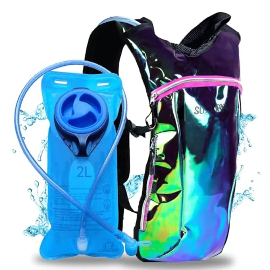 Zaino idrico Sojourner Rave - Zaino per idratazione - Hydropack con sacca da 2L - Zaino per acqua per festival, escursioni, corsa