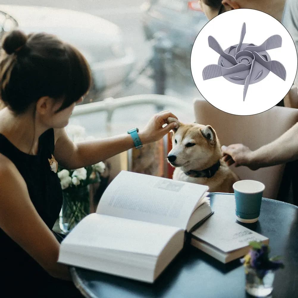 Spiral Slow Feeder Insert For Dog Food Bowl Anti Choke Pet Supply Silicone Slow Feeding Bowl For Dogs Cats Puppy