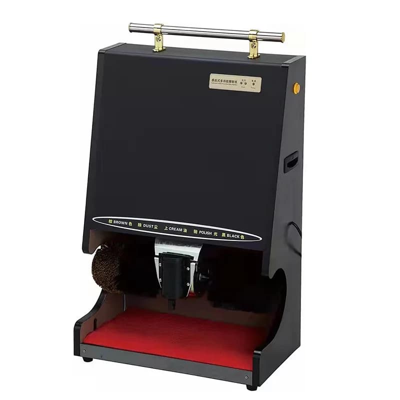 Hotel lobby shoe shining machine fully automatic sensor shoe brushing machine