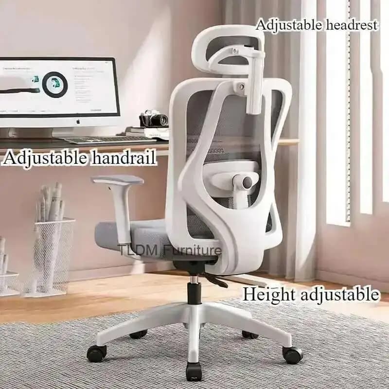 Meuble Comodo Gamer Pc Sedia reclinabile da lavoro Rilassante Sedia da gioco Soggiorno Dormitorio Bureau Mobili per ufficio