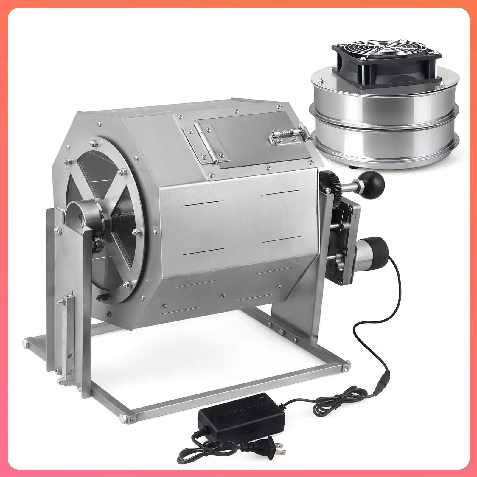 Coffee Beans Roasting Baking hine 8 L Capacity Fuel Direct Fire Nuts Grain Soybean Beans Roaster