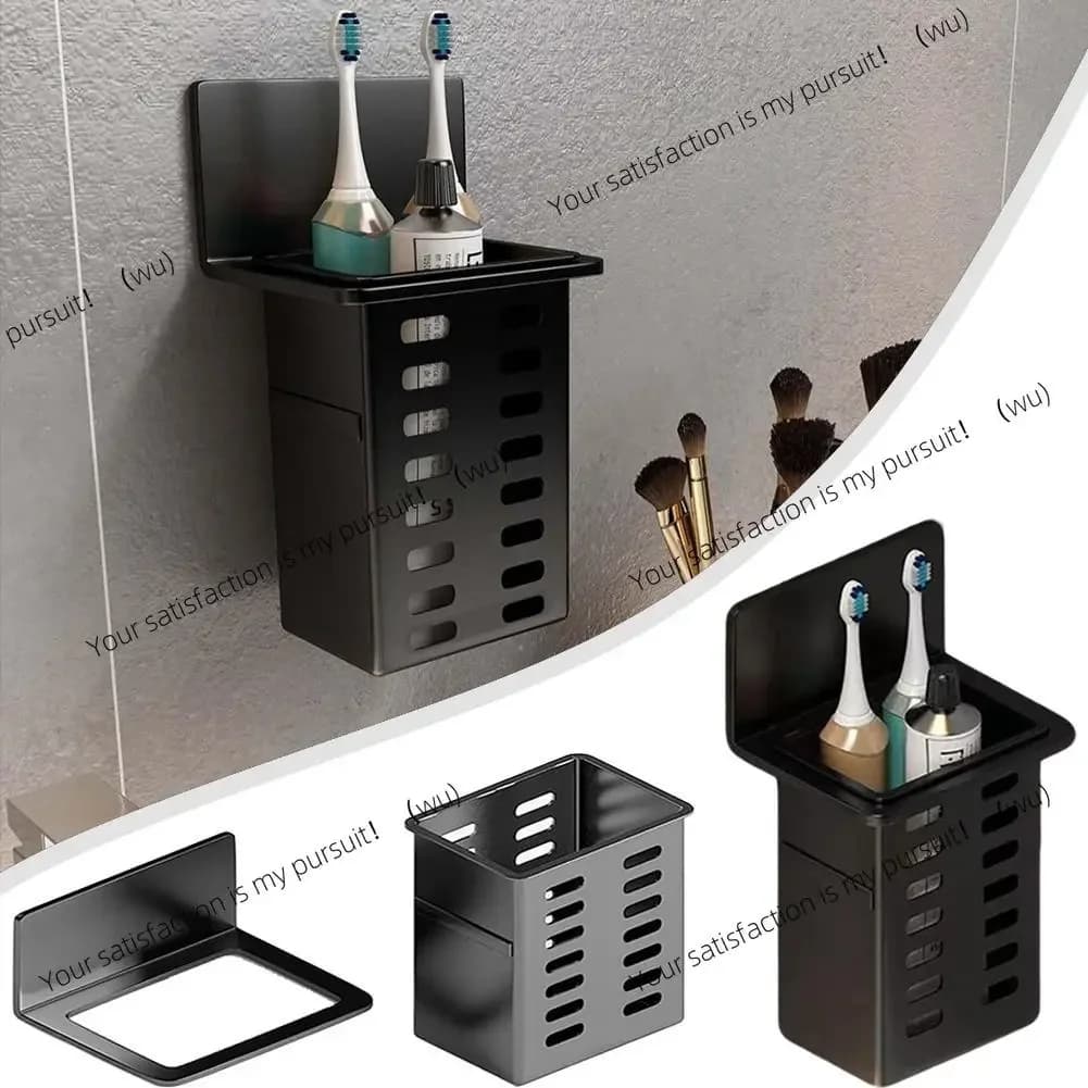Portaspazzolino da parete ideale per i viaggi: salva spazio per gli utensili da cucina in casa e nel dormitorio ​