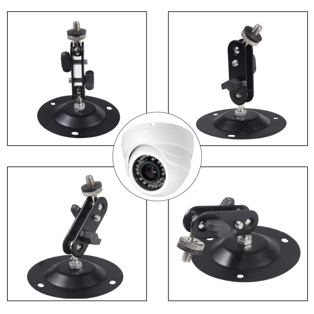 Ceiling Wall Mount Projector Bracket Monitor Holder 1/4" Ball Head Adjustable for CCTV Surveillance Camera Stand Speaker Support
