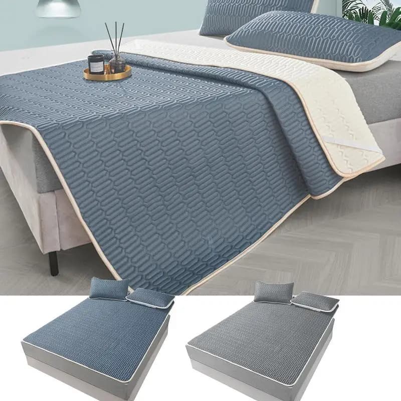Tappetino da letto in seta di ghiaccio 1.8x2m tappetino estivo per sensazione di freschezza semplice dormitorio per studenti che dorme lenzuolo fresco per camera da letto per bambini