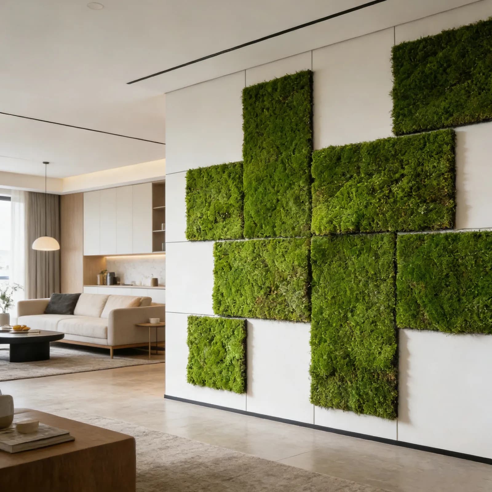 2 Pezzi di Muschio Artificiale per Piante da Interno, Tappeto Verde per Esterni, Decorazione per Paesaggistica e Artigianato