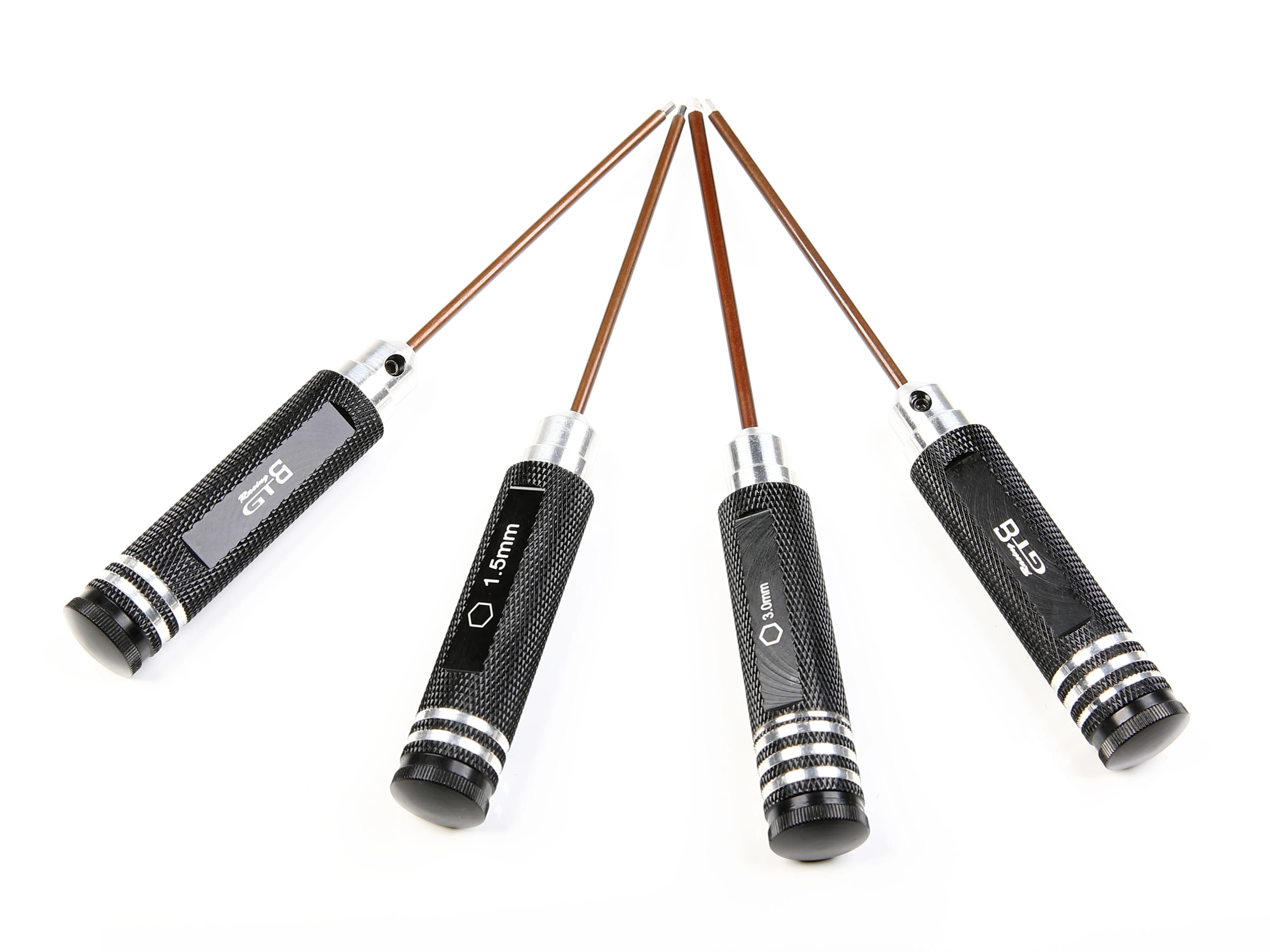 GTB Cacciavite a Dado Esagonale 1.5mm 2mm 2.5mm 3mm Kit di Strumenti di Riparazione Multi per RC Auto Elicottero Barca (4 pz/set)