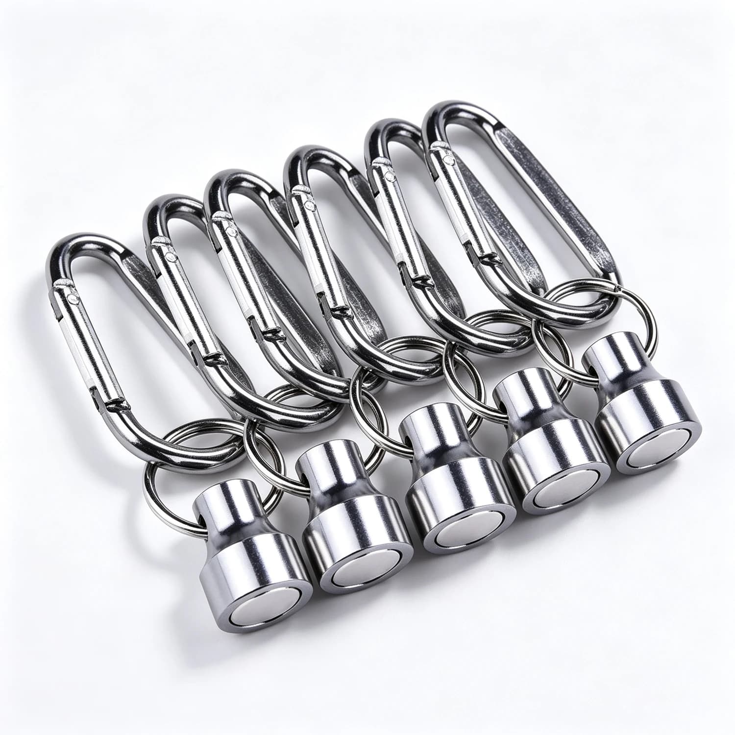 N35 SuperStrong Neodymium Fishing magnetTool Release Holder Fly Fishing Retractor Net Release Clip With Keychain Carabiner Pesca