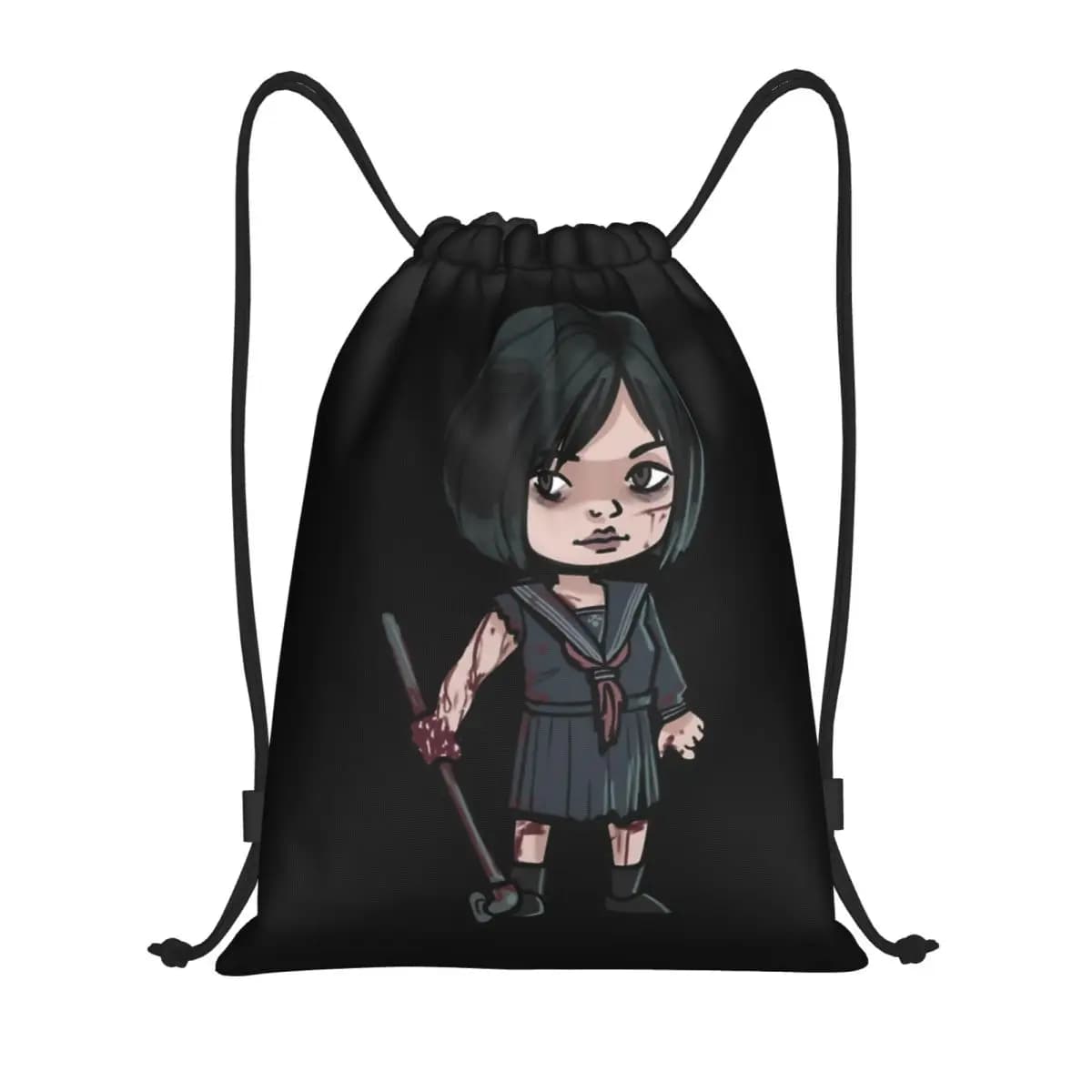 Silent Hill F Game Hinako Zaino con coulisse Zaino sportivo da palestra Borse con corde per allenarsi