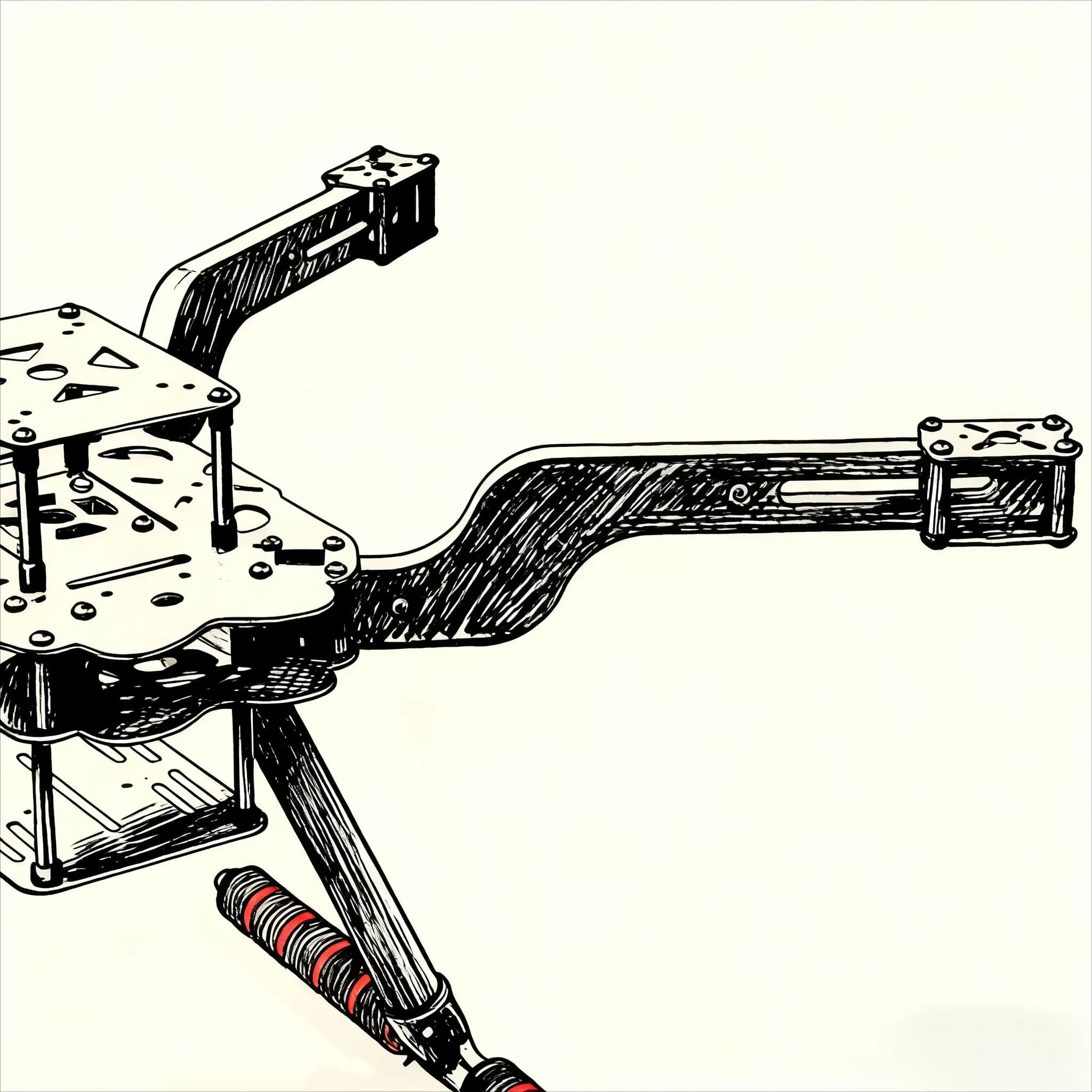 Angeltoy Open Source Nuovo Smart Drone 300 350 380 450MM Pixhawk Quadrotor Rack RC Multicopter Multi-Rotore con carrello di atterraggio