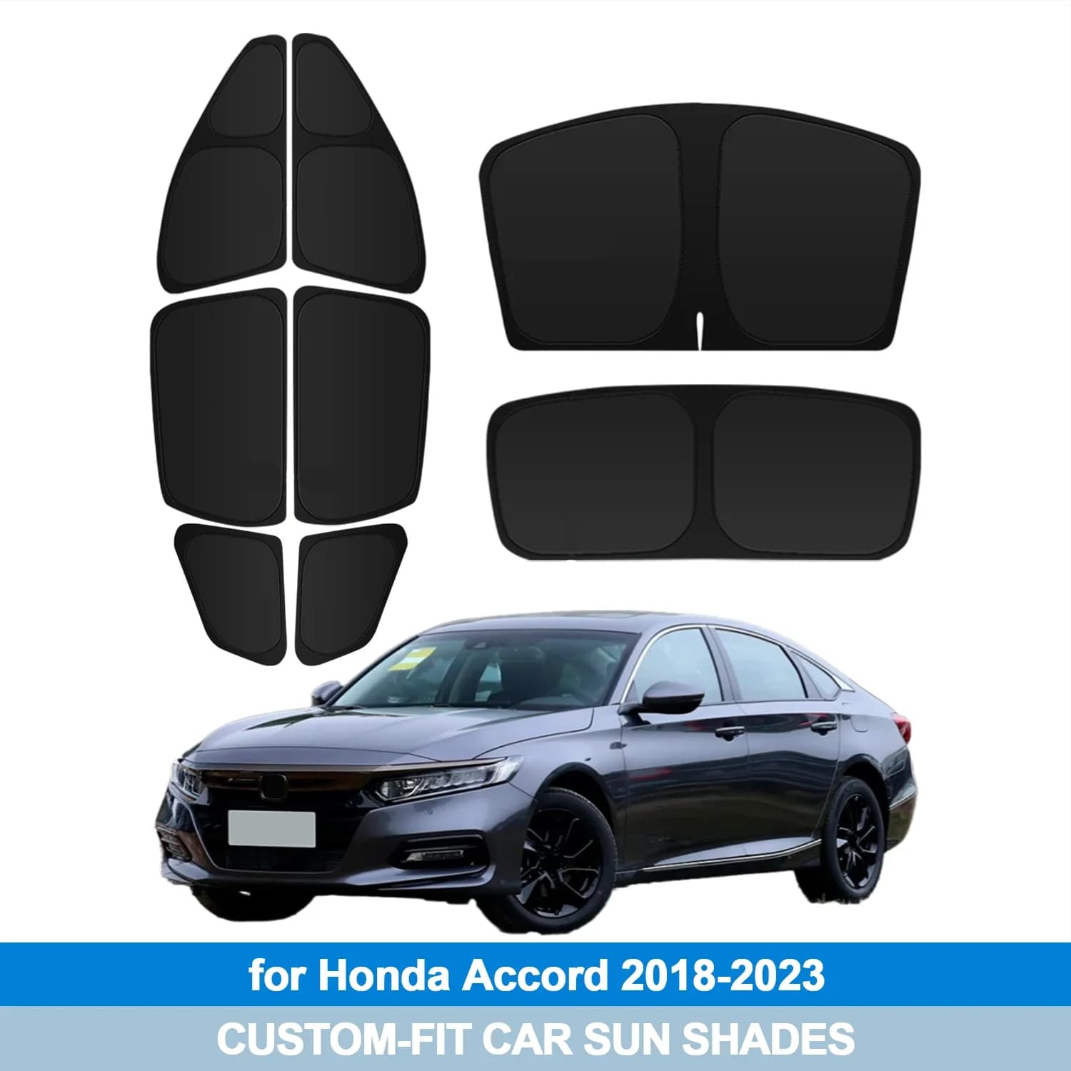 Per Honda Accord 2018-2023 Parabrezza Parasole Finestre Laterali Shades Copertura Visiera Parasole Scudo Protezione Privacy