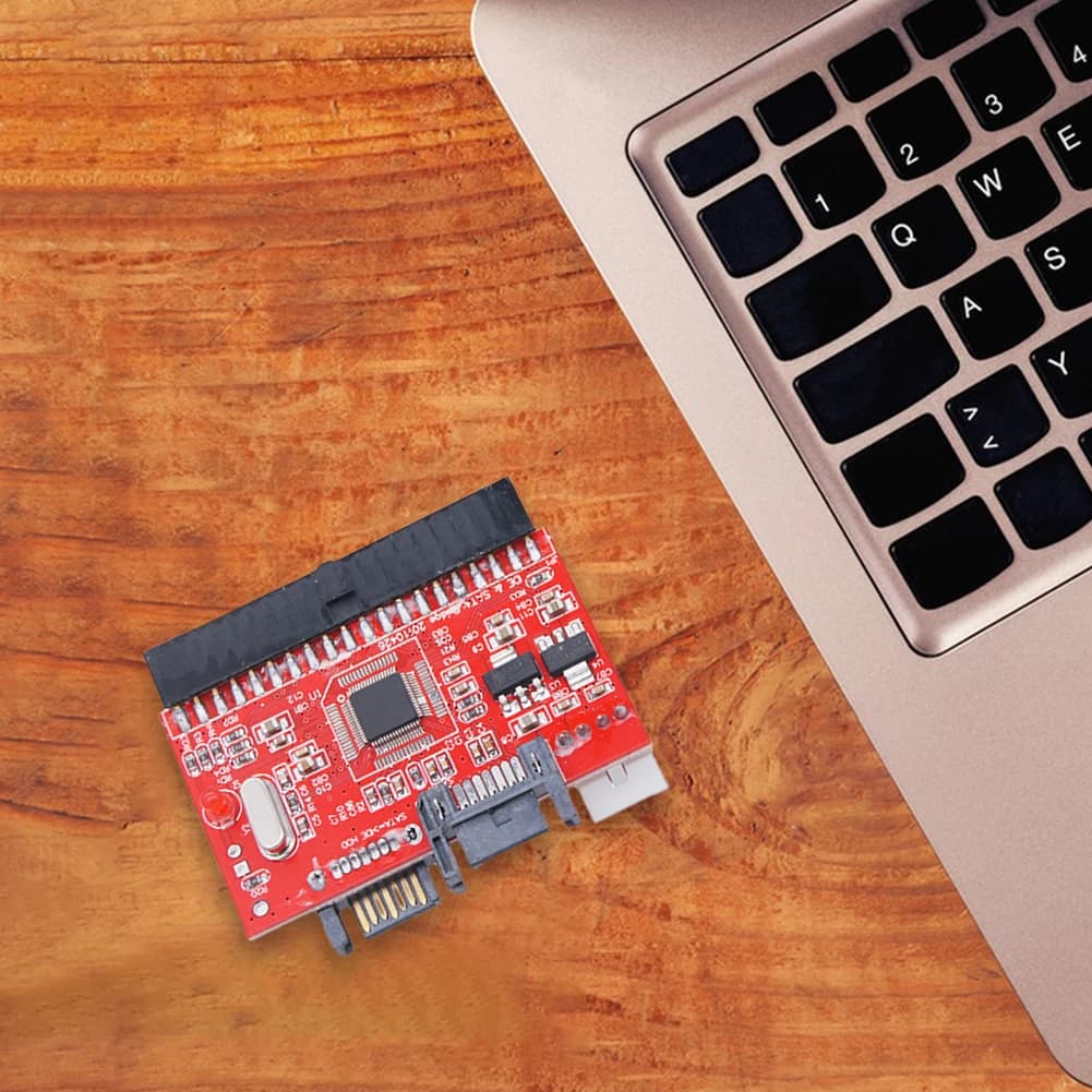 Adattatore da SATA a IDE JM20330, Convertitore da IDE a SATA, da Seriale a Parallelo con Cavo Dati SATA a 7 Pin per Laptop e Desktop