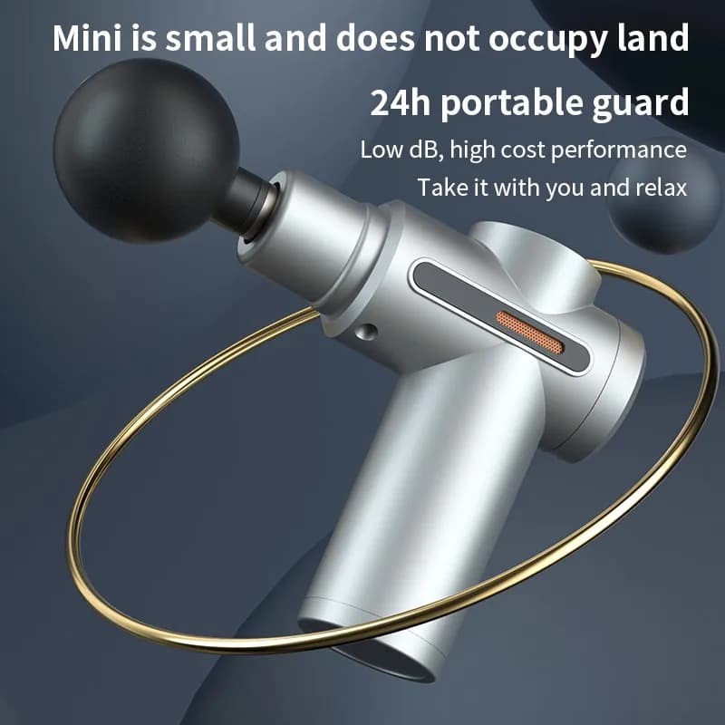 Mini Portable Massage Gun Electric Massage Massage for Deep Fabric Muscle Pain Lift for Body Back Relaxation Fitness Slimming