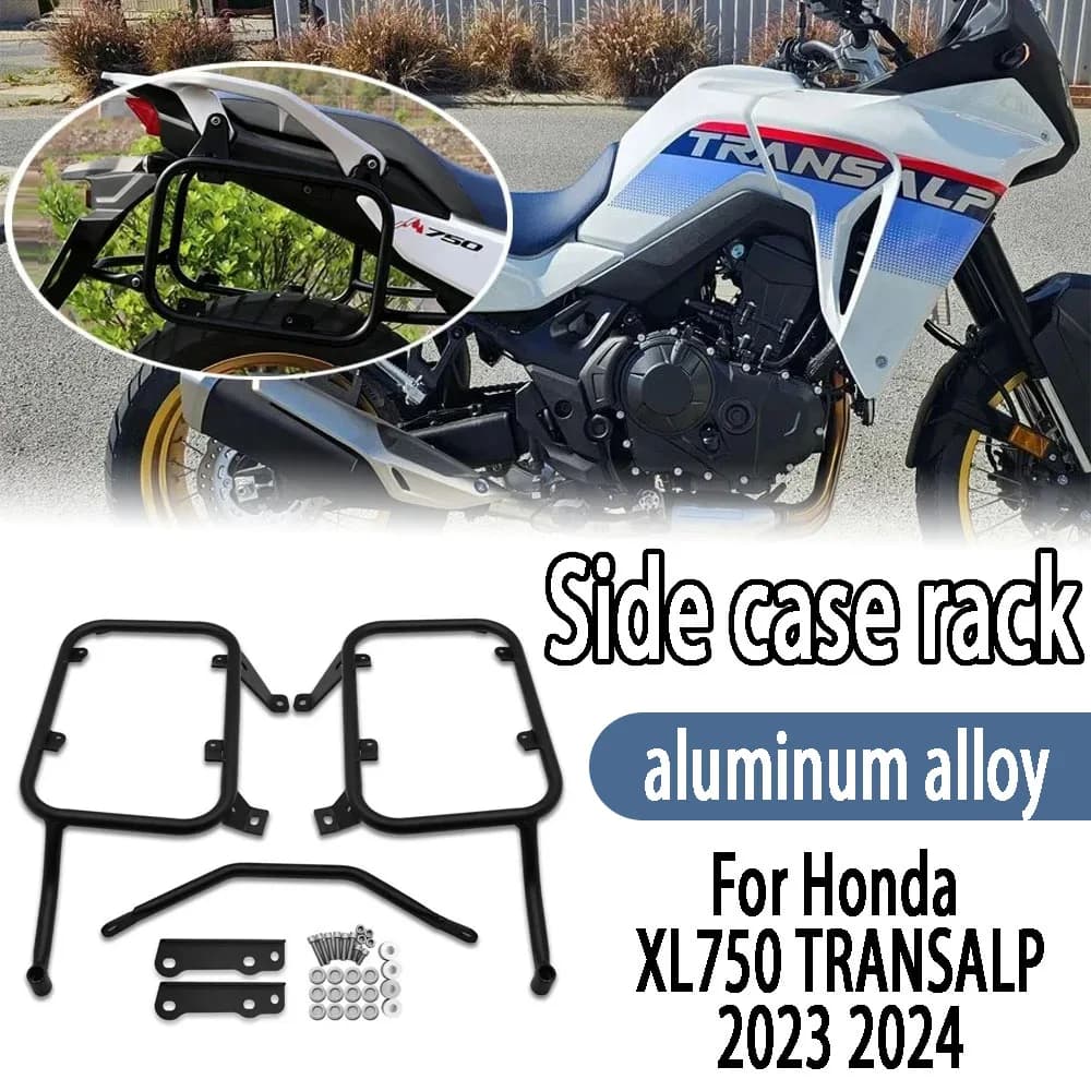 Per Honda XL750 TRANSALP 2023 2024: Supporto Laterale per Valigie, Borse Laterali, Staffe per Bauletto e Portapacchi per Moto