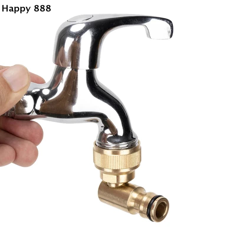 Quick-connect swivel rubber for garden wrapping — Compatible with Hoselock connectors and external taps (3/4" female BSP)