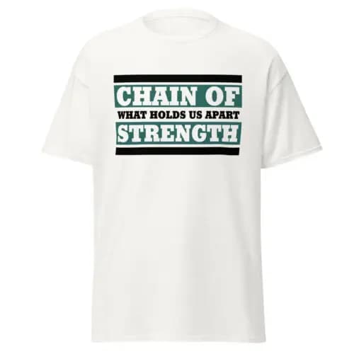 Chain of Strength Straight Edge Hardcore Front/Back Print T-Shirt
