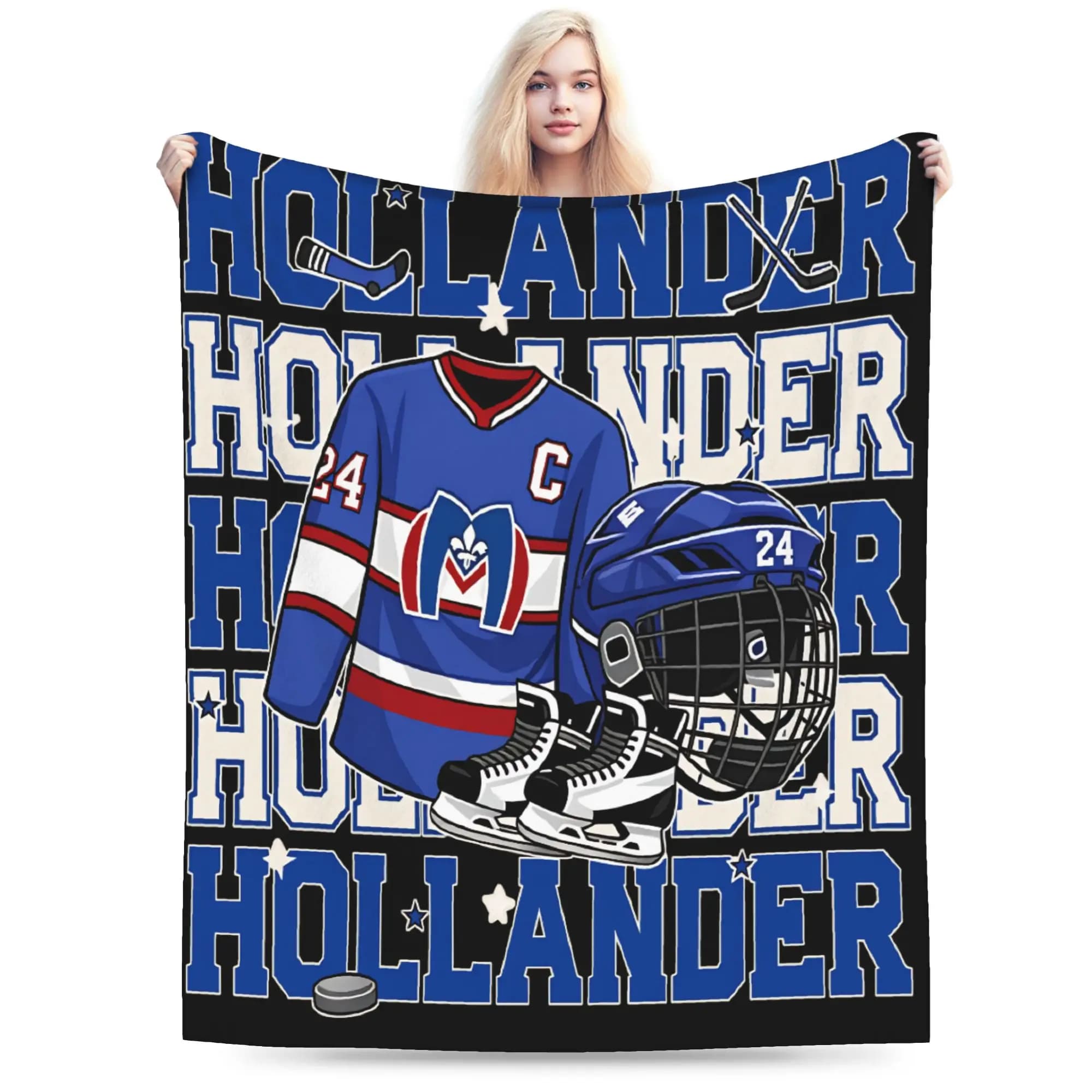 Coperte Heated Rivalry HOLLANDER, coperta invernale comoda per ragazzi e ragazze, decorazione per la casa, copriletto in flanella