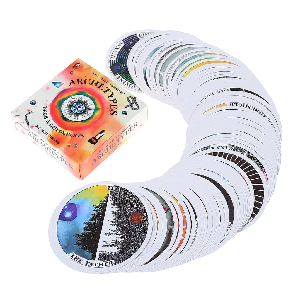 Carte Oracle Wild Unknown Archetypes, Tarocchi, Mazzi di Carte Oracle, Giochi da Tavolo, Carte da Gioco, Libro Guida PDF