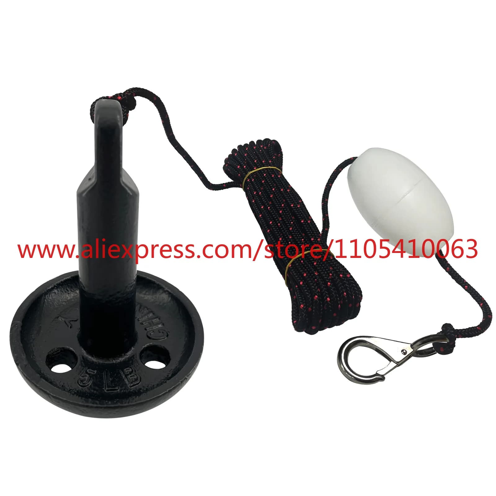 1Pcs PVC mushroom anchor set with anchor/rope/hook/float yacht marine hardware accessories
