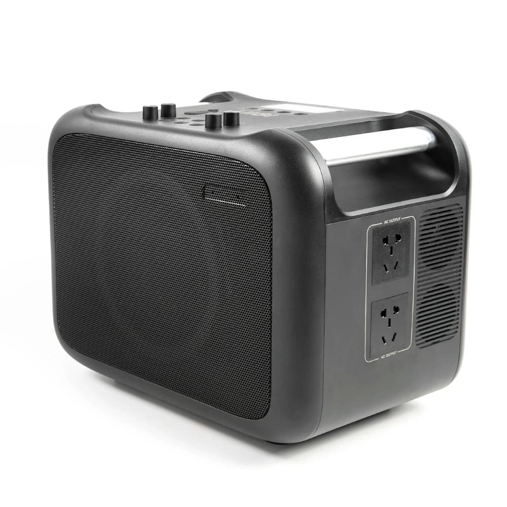 Batteria portatile per macchina al litio 1200W 220V Altoparlanti Bluetooth Bass Microfono per karaoke con musica