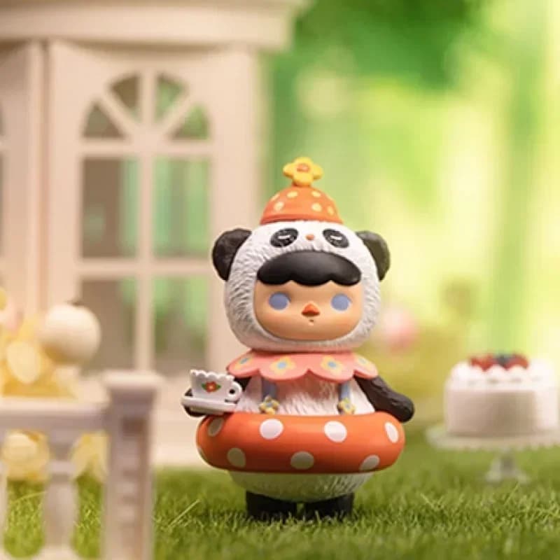 POP MART PUCKY ANIMAL TEA PARTY Series Blind Box Toys Kawaii Anime Action Figure Sorpresa Mistero Box Bambole Ragazze Regalo
