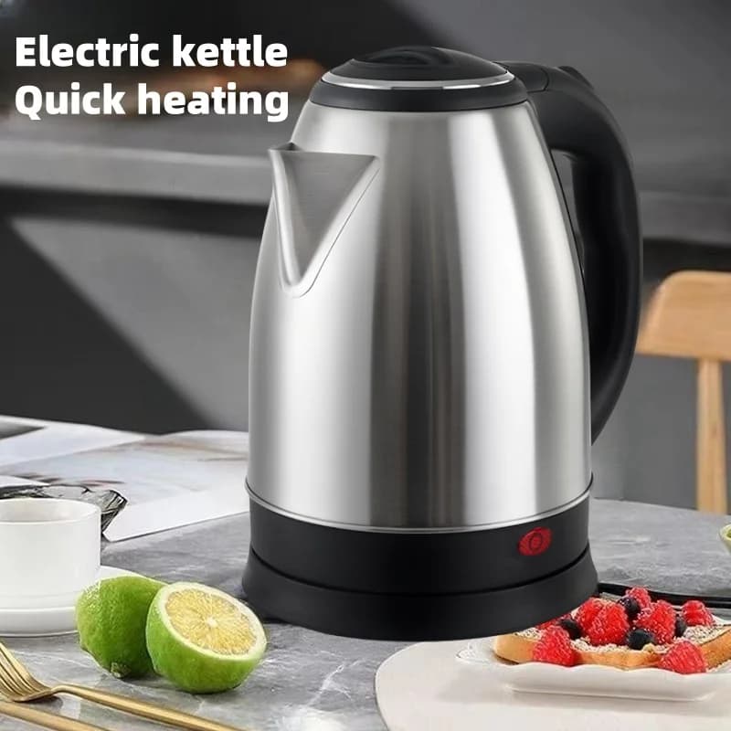 2L Food-grade Stainless Steel Electric Kettle Fast Boiling Ideal for Coffee Beverage Daily Use Multi-purpose Teapot