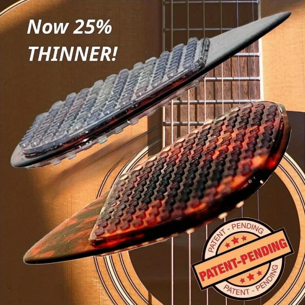 Set di 4 Clip per Plettri di Chitarra, Cuscinetti in Silicone Trasparenti Antiscivolo, Autoadesivi, Antiurto, Impermeabili, Accessori per Chitarra