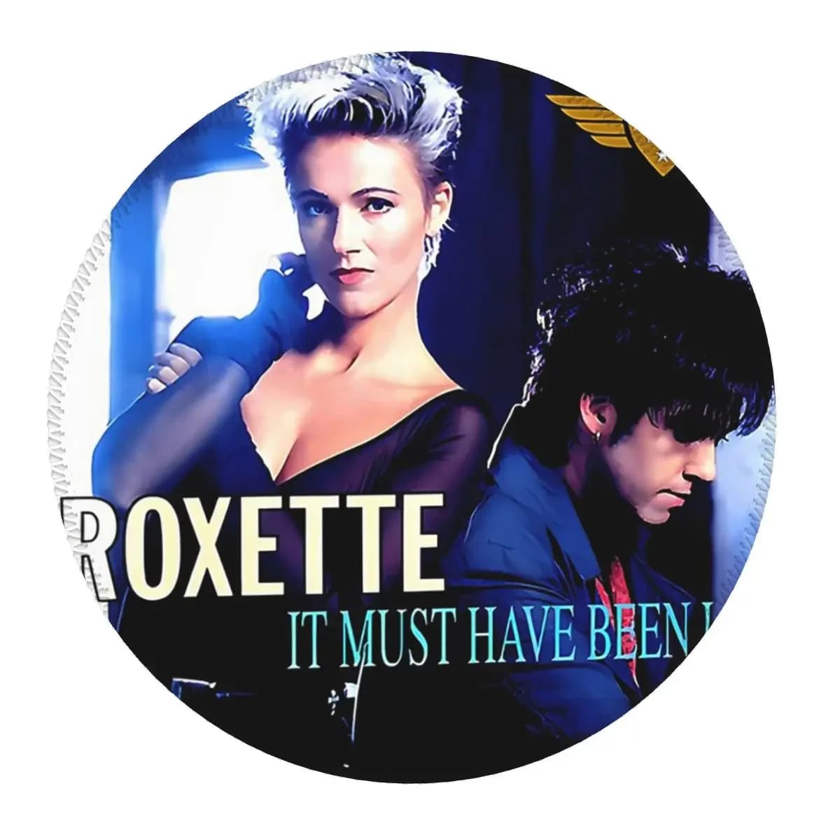 Music Roxette Band The Comingson World Tour Poly Co Round Mouse Pad Computer Keyboard Mouse Mat Gaming PC Desk Mat