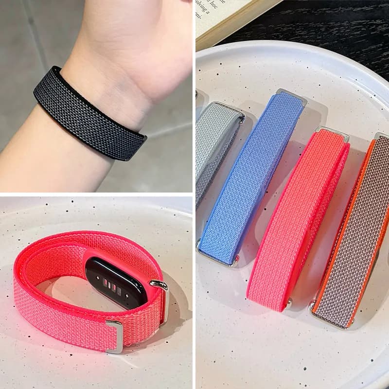 Sport Nylon Braided Watch Strap for Google Replacement Strap Fitbit Air Loop Bracelet Breathable Band Wristband