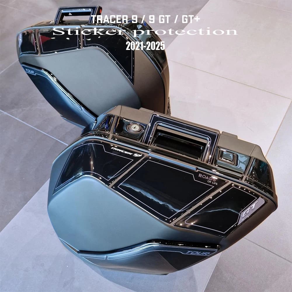 Protezione moto Valigie Borse Kit adesivo protettivo in resina epossidica 3D per Tracer 9 Tracer 9 GT Tracer 9GT + 2021 2022 2025