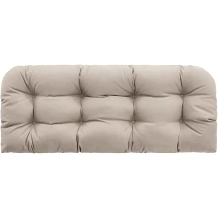 41x19x4 inch quilted outdoor bench cushion, sofa padding, garden furniture, wicker chair, garden swing, porch sofa, interior and exterior