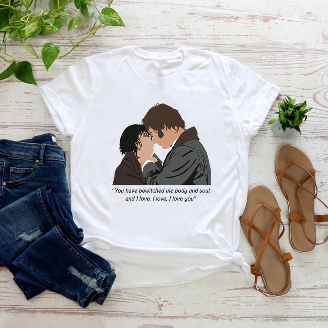 T-shirt orgoglio e pregiudizio Camicia Jane Austen Mr Darcy Tee T-shirt da donna a maniche corte Ti accarezzato T-shirt My Body and Soul