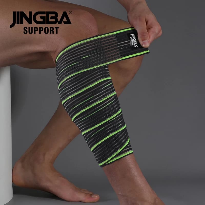 1PC Nastro kinesiologico sportivo per benda di compressione ad alta elasticità per protezione di supporto per caviglia, polso, ginocchio, polpaccio, coscia
