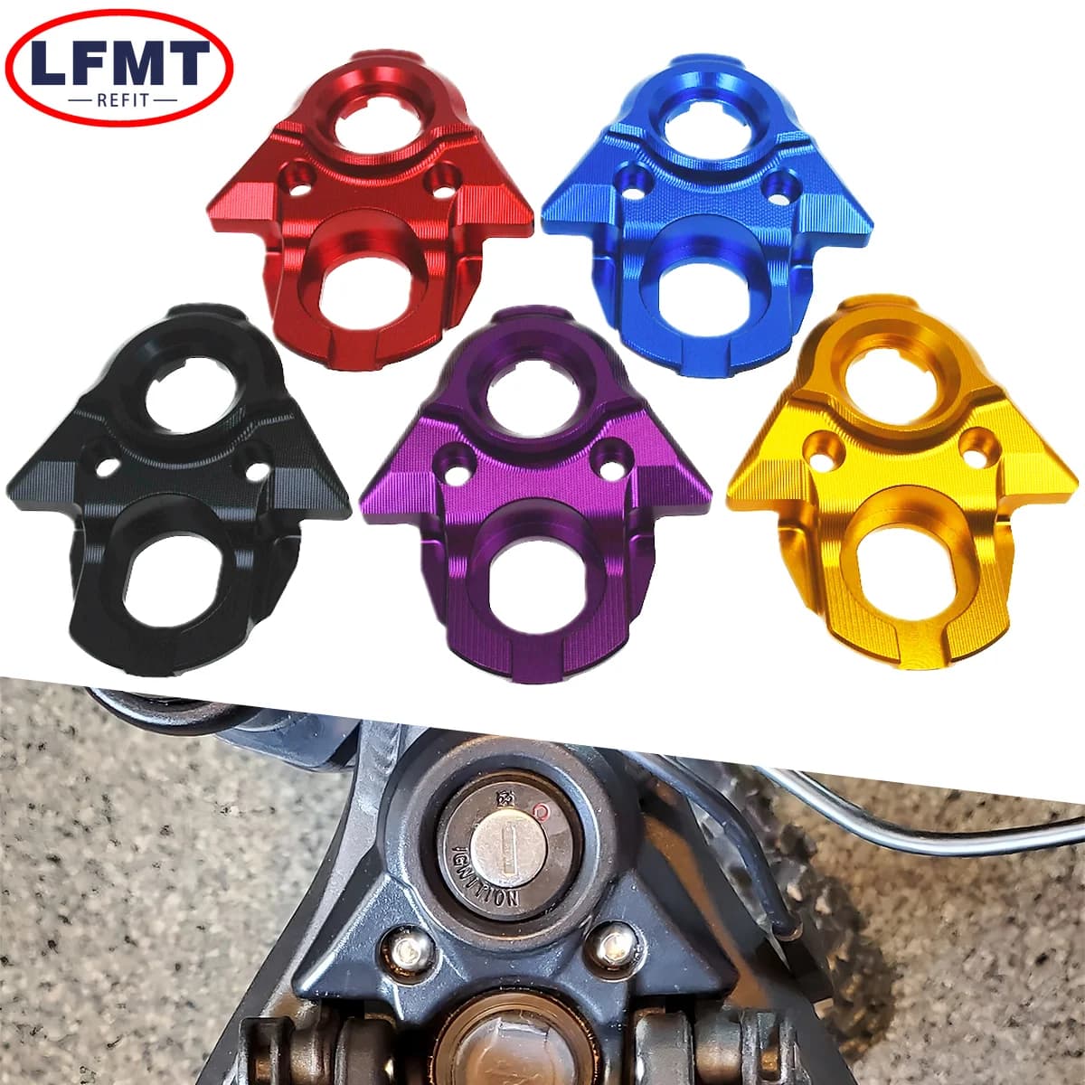 Motocross elettrico CNC in alluminio bici controllo centrale decorazione copertura decorativa per Sur Ron Light Bee S/X/LBX Segway X160 X260