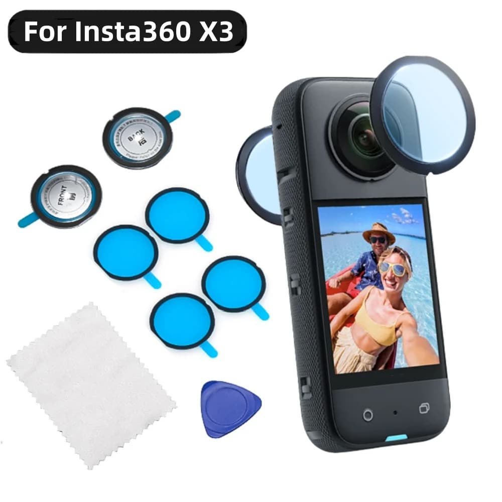 Insta360 X3 lens protection Anti-scratch lens protection Protective hood with adhesive Action camera accessories