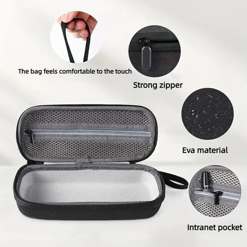 Custodia rigida compatibile per Xiaomi Mijia Air Pump 2 Borsa per compressore di gonfiaggio per bicicletta per auto per tubo di prolunga per tubo di pneumatici