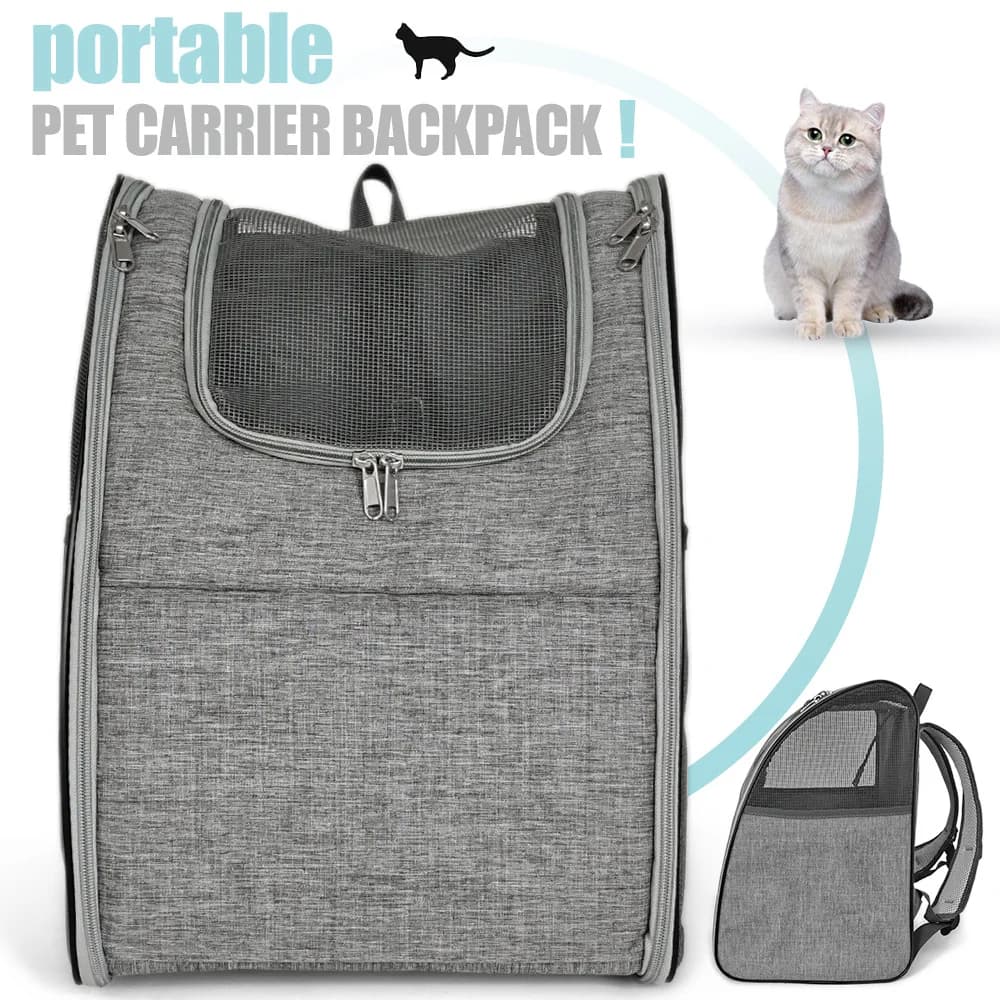 Zaino per gatti Zaino per animali domestici Borsa da viaggio Pacchetto portatile Zaino per cani Zaino per gatti