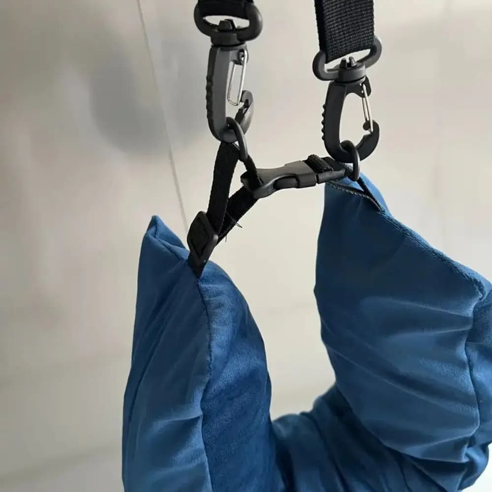 Cuscino per il collo da viaggio riempibile in tessuto regalo per il trasporto del collo imbottito impermeabile portatile Cuscino per borsa da viaggio Fuzz ultra morbido