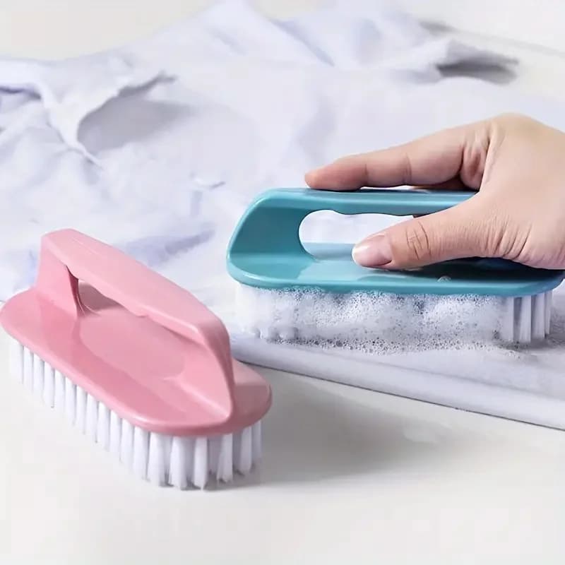 Spazzola per bucato multifunzionale per uso domestico - Spazzola per pulizia in plastica con setole dure per lavabo, scarpe e vestiti - Uncharg