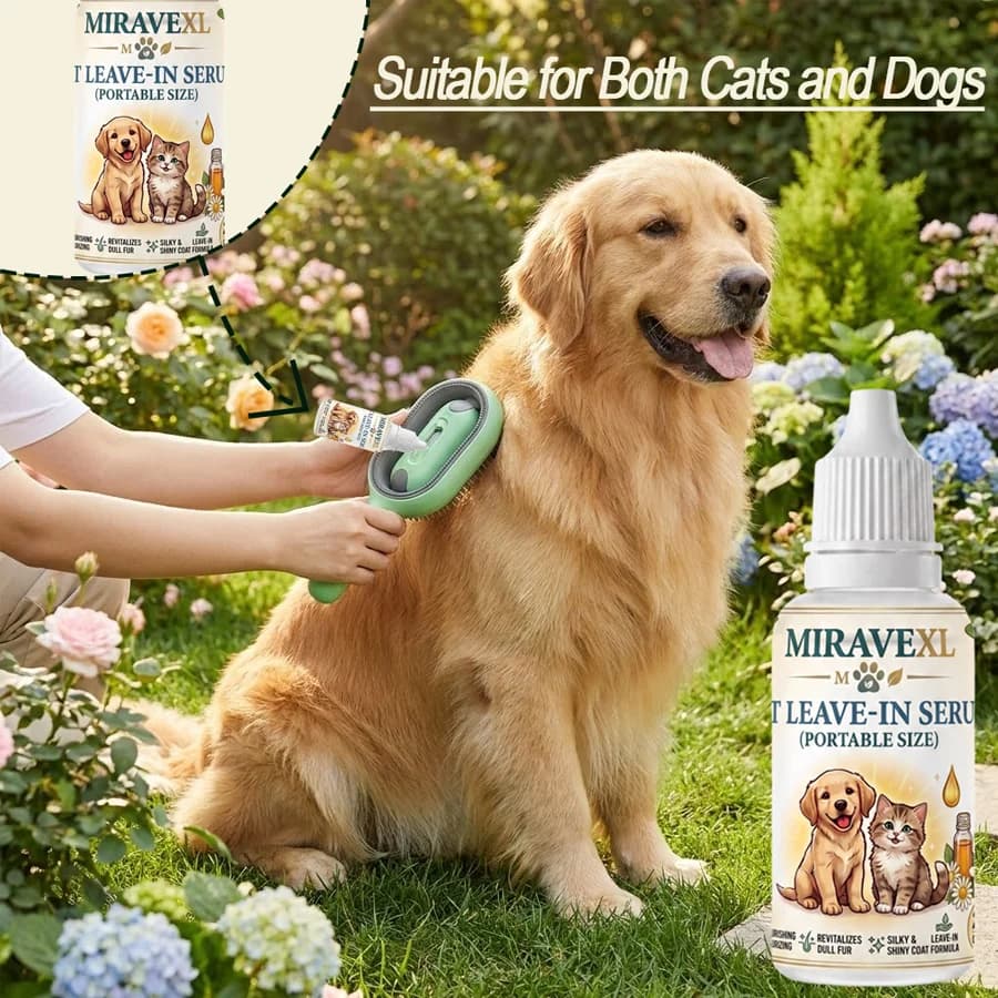 Siero Detergente Senza Acqua 20ML per Cani e Gatti, Essenza Deodorante Senza Risciacquo, Shampoo Secco, Balsamo per la Cura del Pelo, Prodotti per il Bagno
