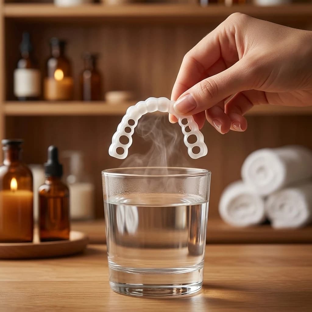 Protesi Dentali Temporanee a Effetto Sbiancante, Design Riutilizzabile e Confortevole, Soluzione Istantanea per lo Sbiancamento Dentale ck848