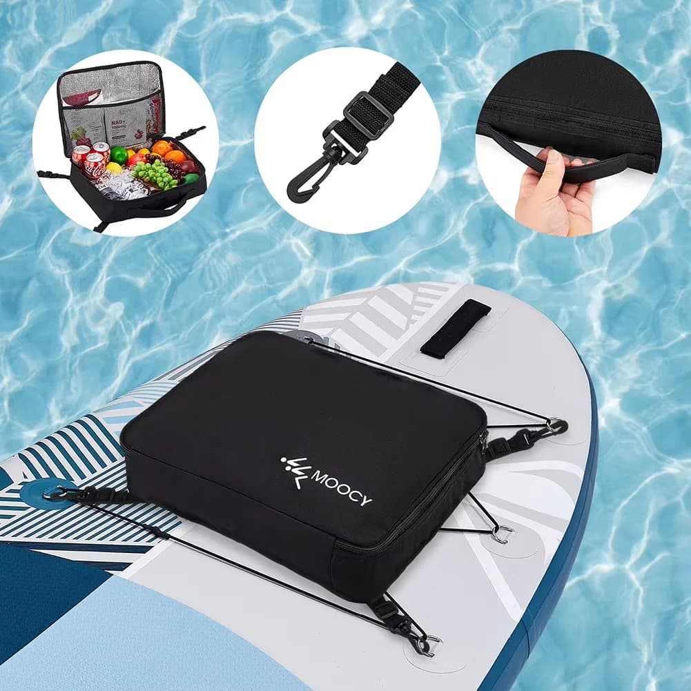 Borsa Portatile per Stand Up Paddle Board, Borsa Impermeabile per Surf, Borsa Sigillata con Cerniera per Alimenti, Accessori per Paddleboard e Kayak
