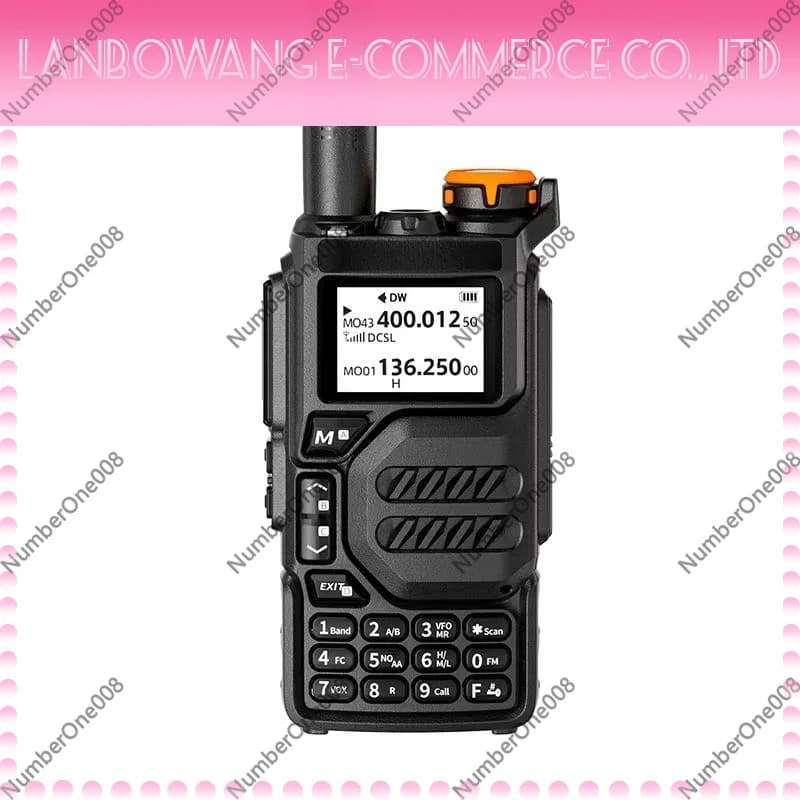 Dual Band Walkie Talkie Air Band Reception Anti Interference Handheld Radio for Outdoor