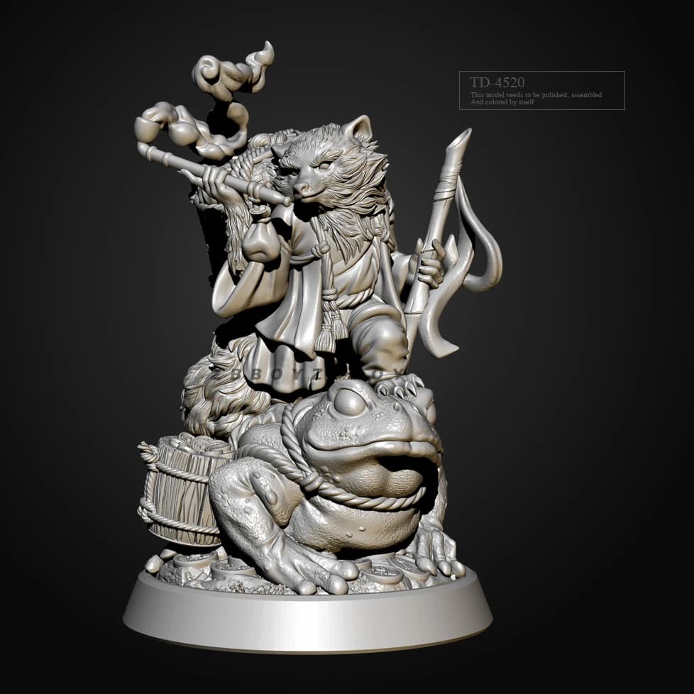Kit modello in resina da 38mm 50mm 75mm figura incolore e autoassemblata (stampa 3D) TD-4521/3D