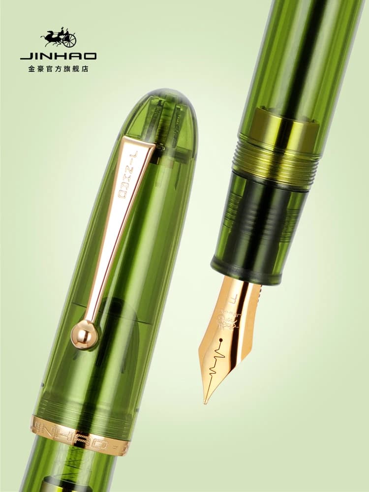 Jinhao Dadao 9019 Fountain Pen with Unique Heartbeat Nib Premium Business Pen for Men, Ideal for Writing,Signature&Calligraphy