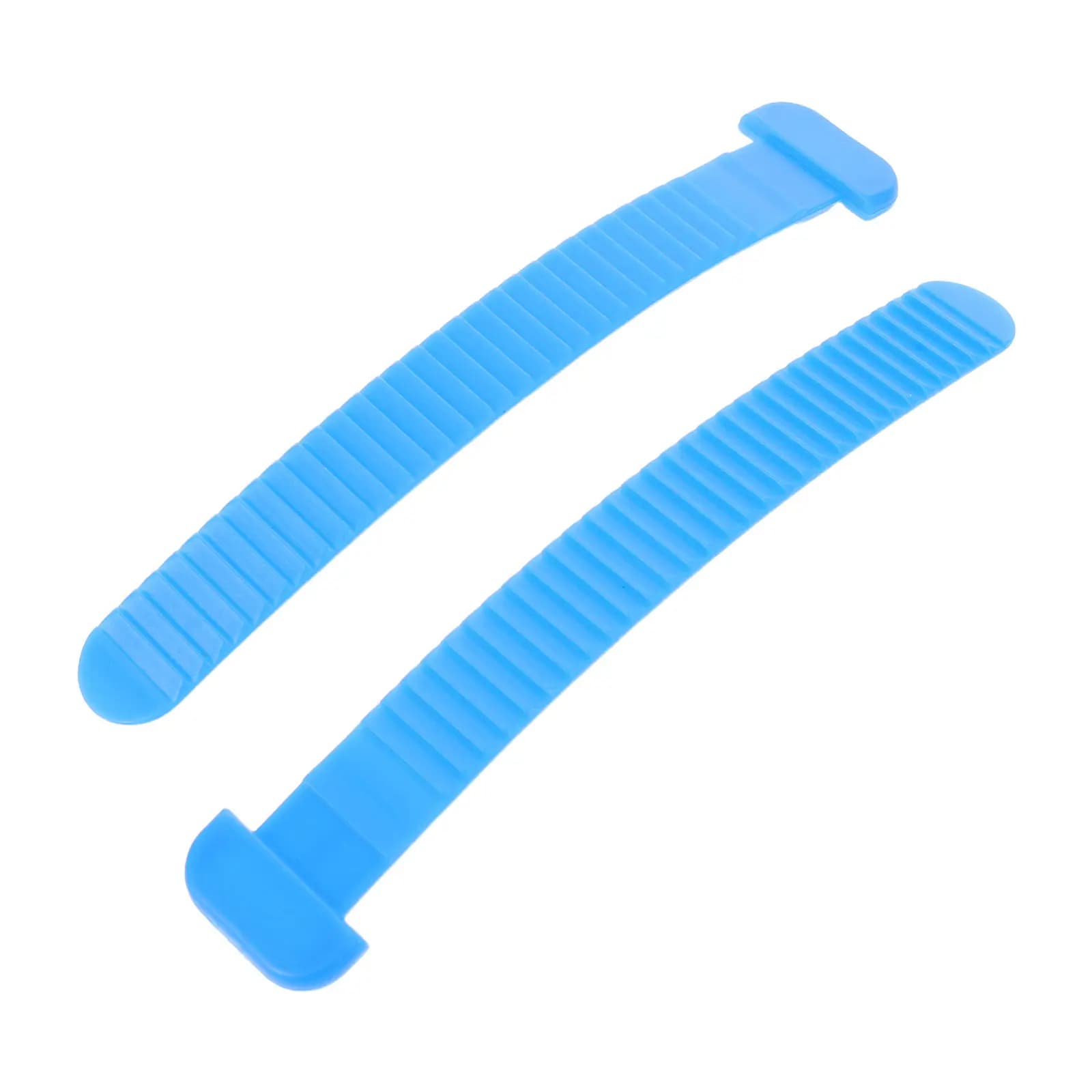2Pcs Kids Roller Skate Ladder Straps Blue Buckle Belt Universal Adjustable Snowboard Ankle Binding Strap Replacement Parts