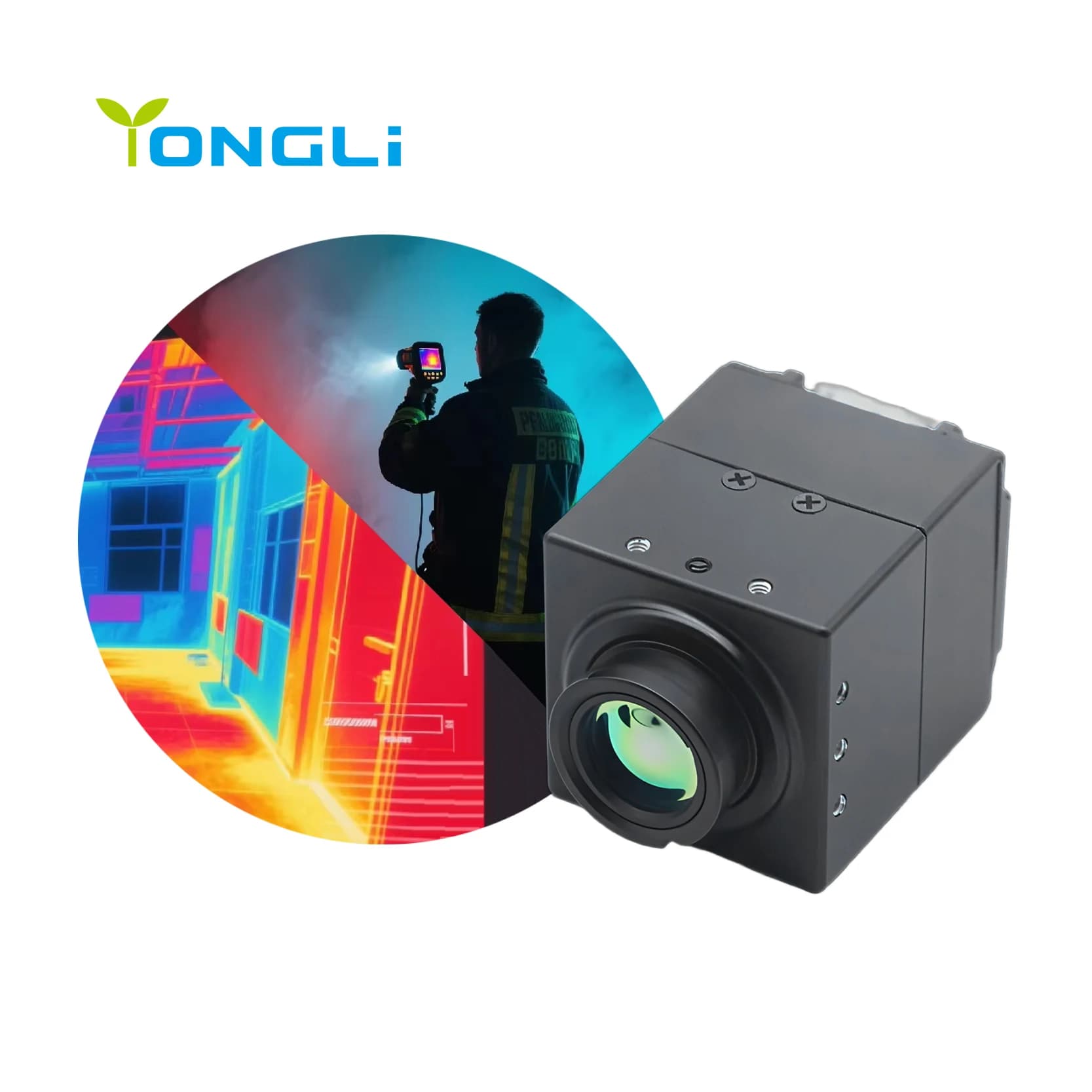 Uncooled 640x512 50Hz Radiometric Core LWIR Micro Thermal Camera Module for FPV Dr-one